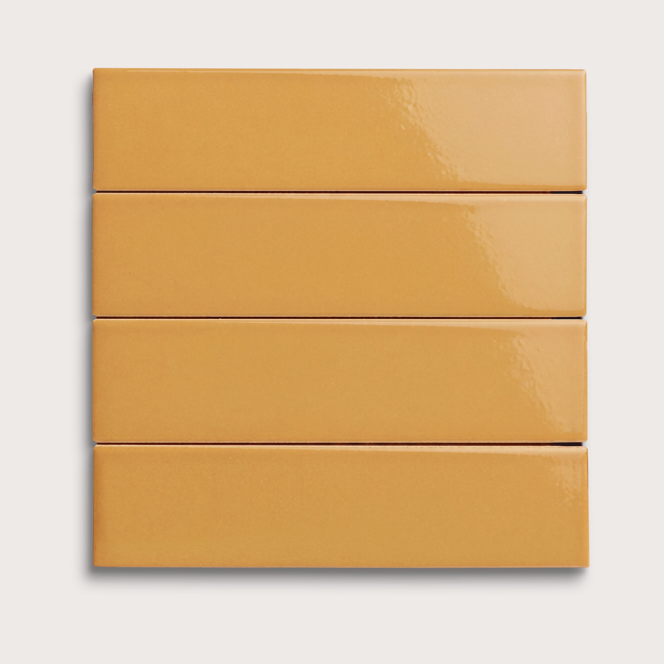 Gambol Gold 2x8 Flat Ceramic Tile | Gloss – Riad Tile