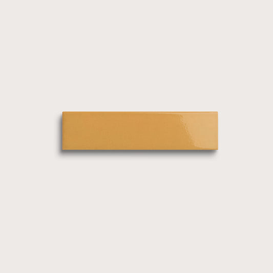 Gambol Gold ceramic tile, 2 by 8 inches, gloss finish