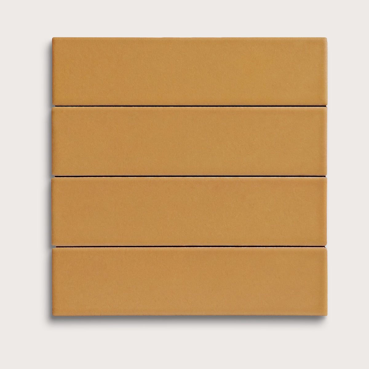 Gambol Gold ceramic tile, 2 by 8 inches, matte finish