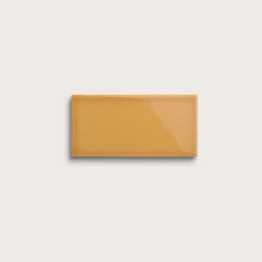 Gambol Gold ceramic tile, 3 by 6 inches, gloss finish