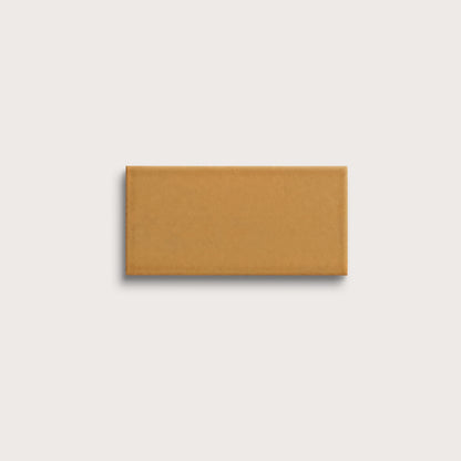 Gambol Gold ceramic tile, 3 by 6 inches, matte finish