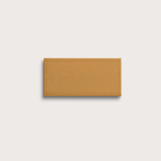 Gambol Gold ceramic tile, 3 by 6 inches, matte finish