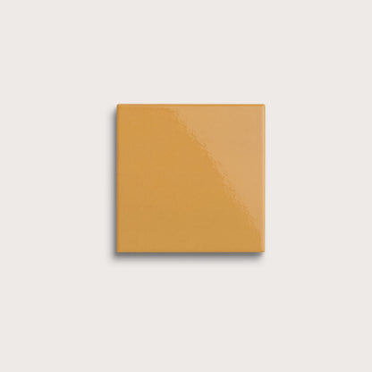 Gambol Gold ceramic tile, 4 by 4 inches, gloss finish