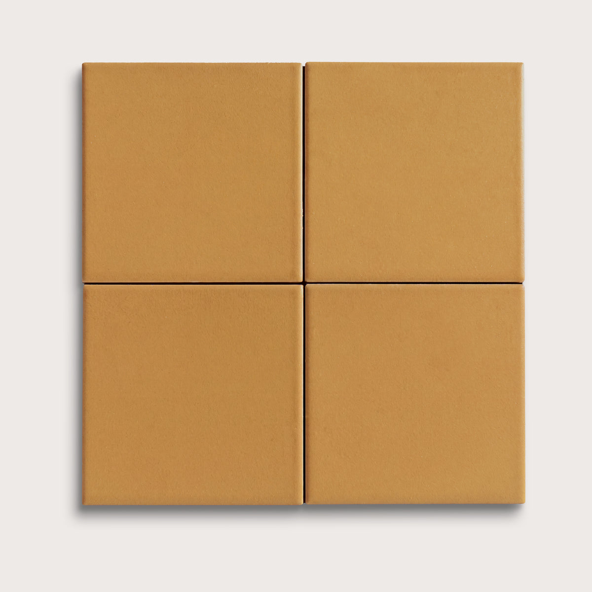 Gambol Gold ceramic tile, 4 by 4 inches, matte finish