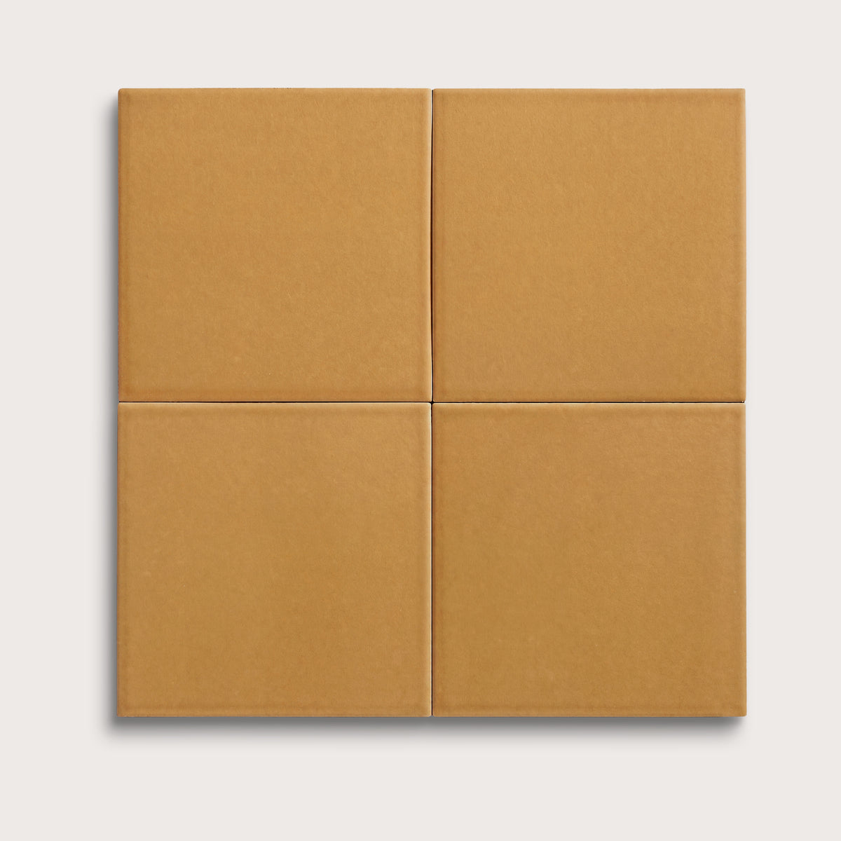 Gambol Gold ceramic tile, 6 by 6 inches, matte finish