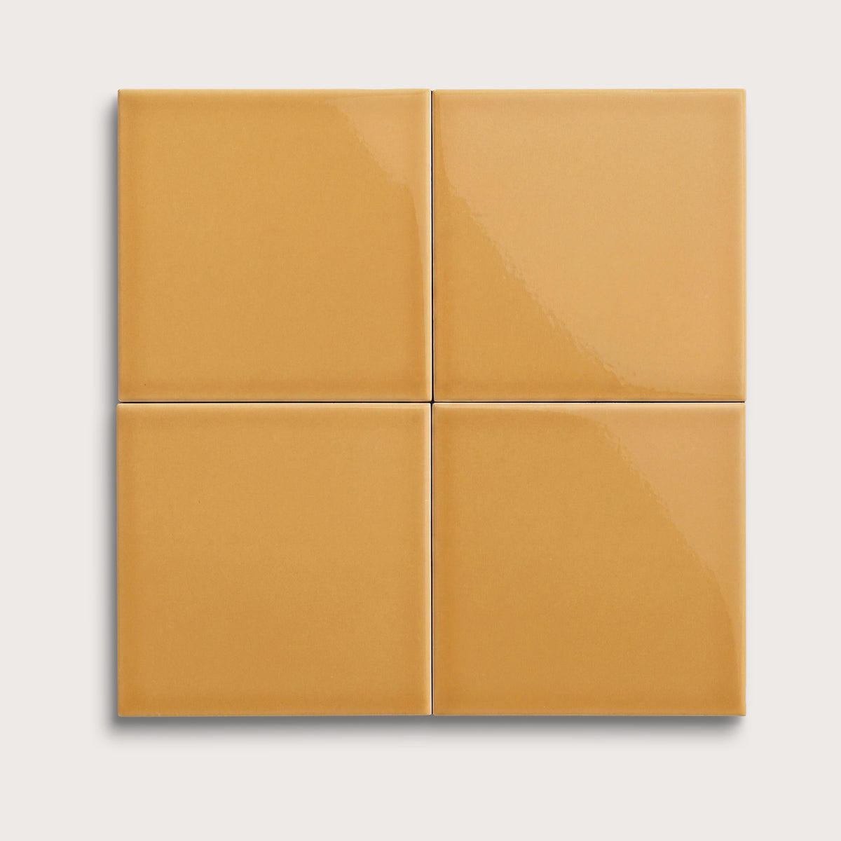 Gambol Gold ceramic tile, 8 by 8 inches, gloss finish