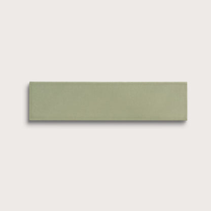 Ghetty Green ceramic tile, 3 by 12 inches, matte finish