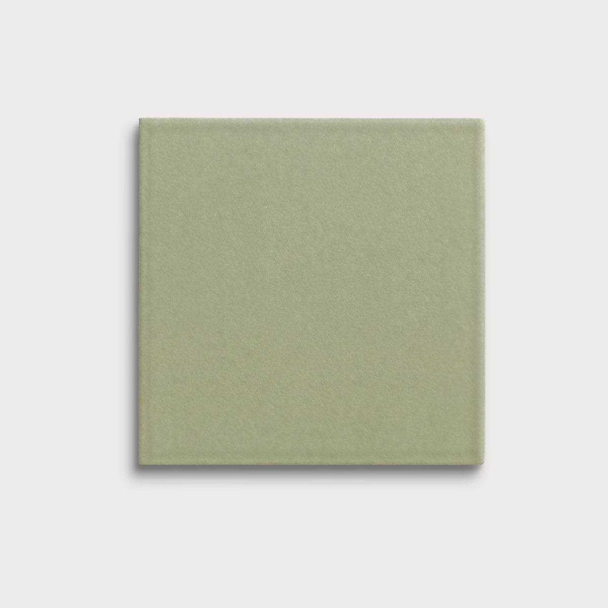Ghetty Green ceramic tile, 8 by 8 inches, matte finish