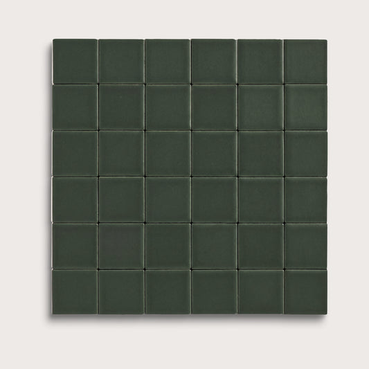 Green River ceramic tile, 2 by 2 inch mosaic, matte finish