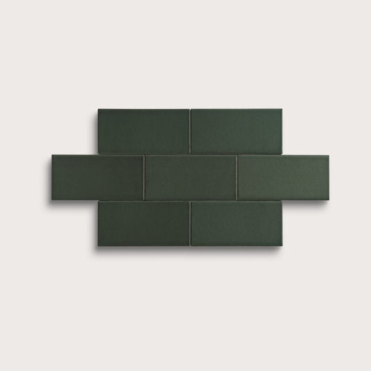 Green River ceramic tile, 2 by 4 inches, matte finish