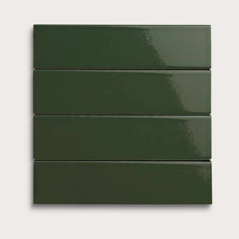 Green River ceramic tile, 2 by 8 inches, gloss finish