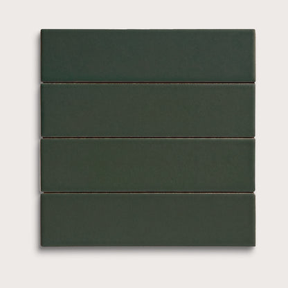 Green River ceramic tile, 2 by 8 inches, matte finish