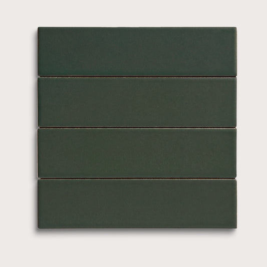Green River ceramic tile, 2 by 8 inches, matte finish