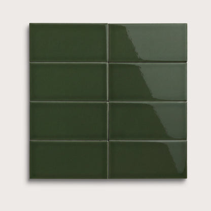 Green River ceramic tile, 3 by 6 inches, gloss finish