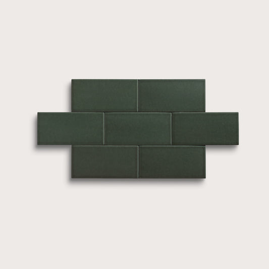 Green River ceramic tile, 3 by 6 inches, matte finish