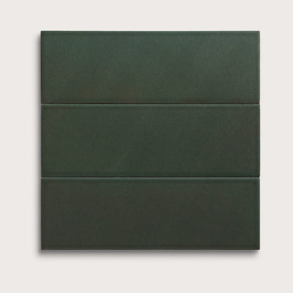 Green River ceramic tile, 4 by 12 inches, matte finish