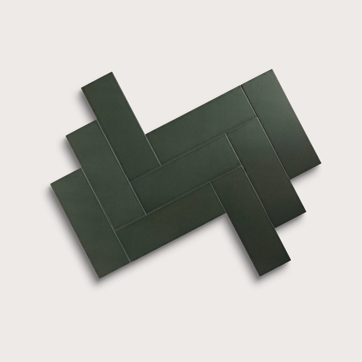 Green River ceramic tile, 4 by 12 inches, matte finish