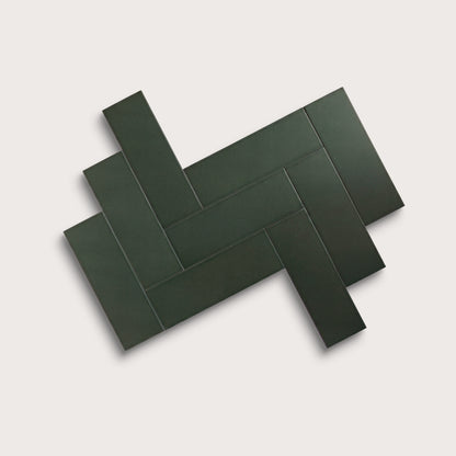 Green River ceramic tile, 4 by 12 inches, matte finish