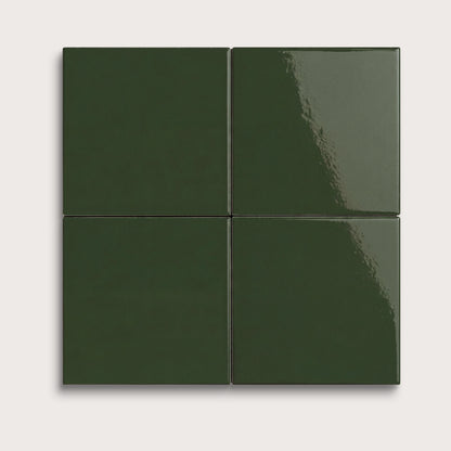 Green River ceramic tile, 4 by 4 inches, gloss finish