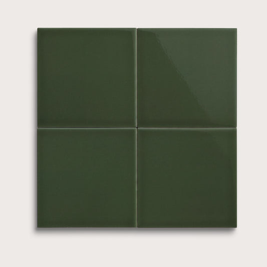 Green River ceramic tile, 6 by 6 inches, gloss finish
