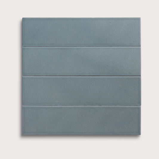Grey Street ceramic tile, 3 by 12 inches, matte finish