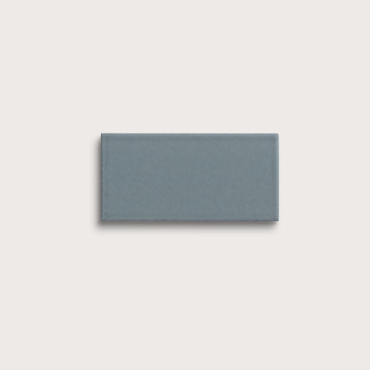 Grey Street ceramic tile, 3 by 6 inches, matte finish