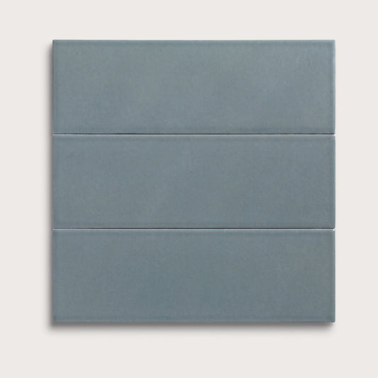Grey Street ceramic tile, 4 by 12 inches, matte finish