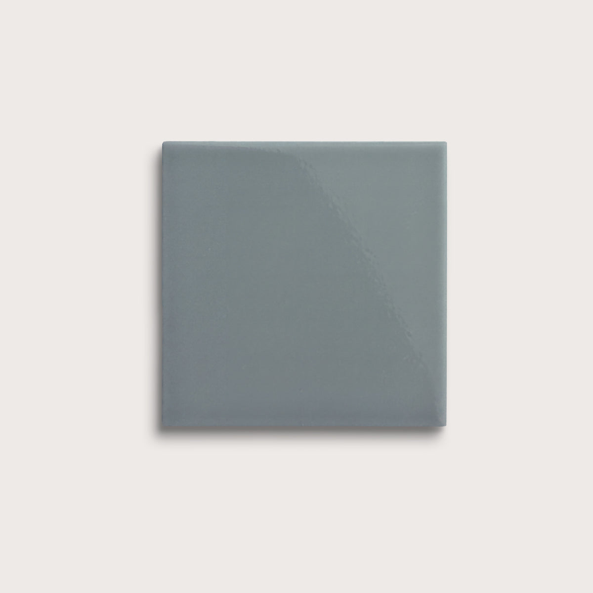 Grey Street ceramic tile, 6 by 6 inches, gloss finish