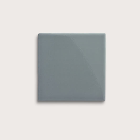 Grey Street ceramic tile, 6 by 6 inches, gloss finish