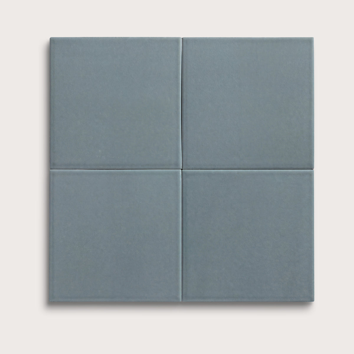 Grey Street ceramic tile, 6 by 6 inches, matte finish