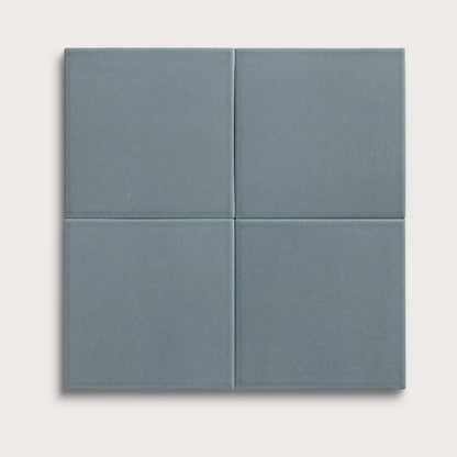 Grey Street ceramic tile, 6 by 6 inches, matte finish