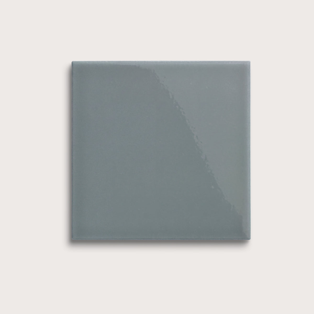 Grey Street ceramic tile, 8 by 8 inches, gloss finish