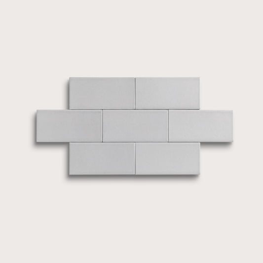 Haze ceramic tile, 2 by 4 inches, matte finish