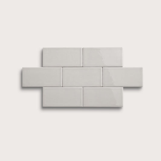 Haze ceramic tile, 3 by 6 inches, gloss finish