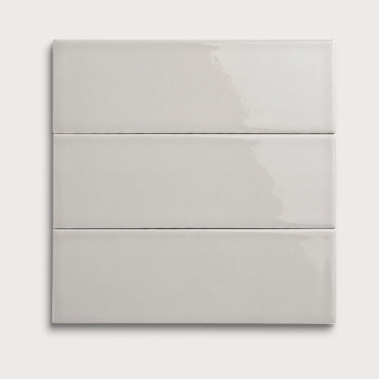 Haze ceramic tile, 4 by 12 inches, gloss finish