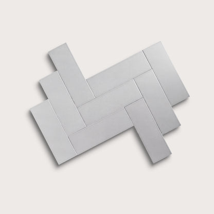 Haze ceramic tile, 4 by 12 inches, matte finish