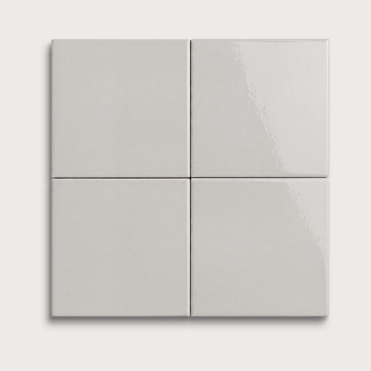 Haze ceramic tile, 4 by 4 inches, gloss finish