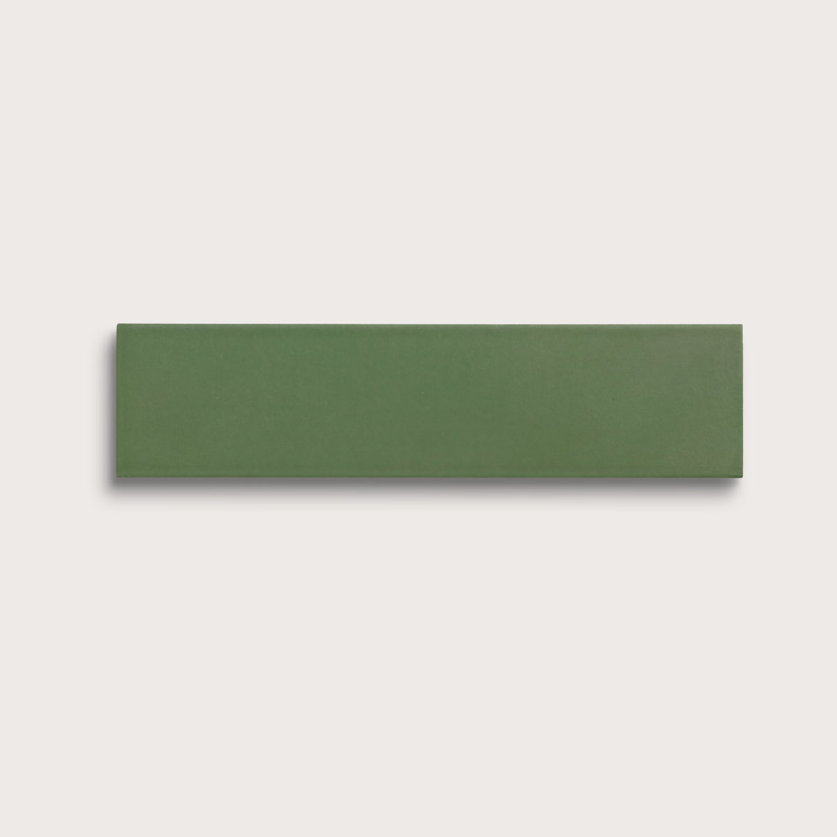 Kale ceramic tile, 3 by 12 inches, matte finish