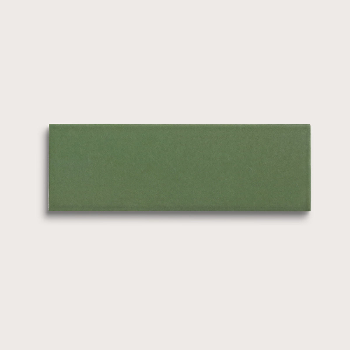 Kale ceramic tile, 4 by 12 inches, matte finish