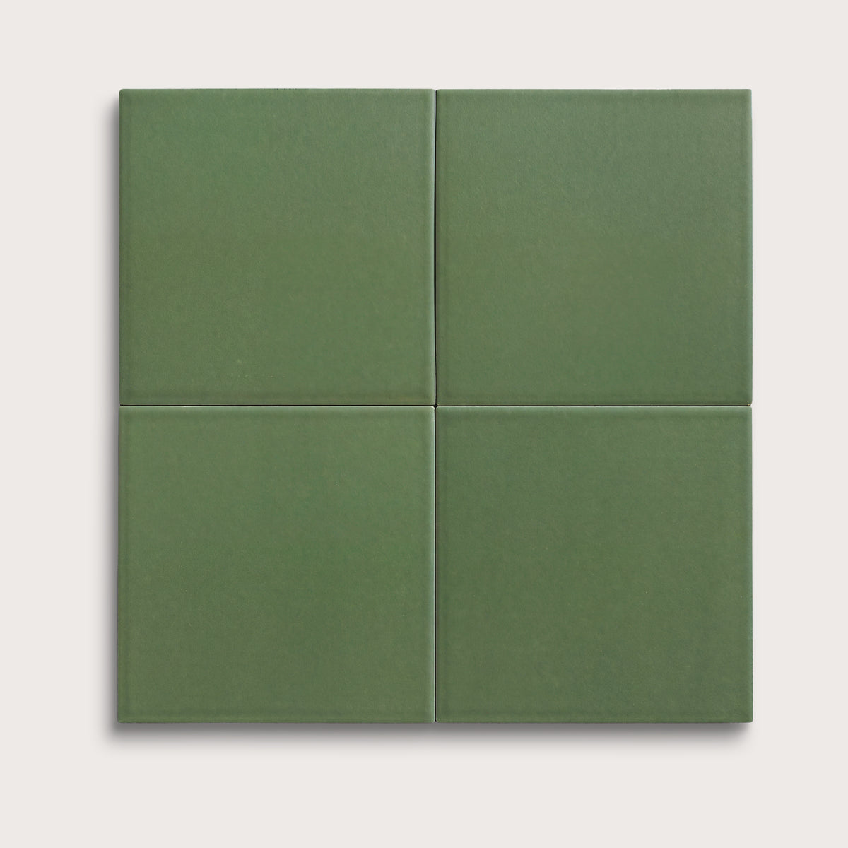 Kale ceramic tile, 6 by 6 inches, matte finish