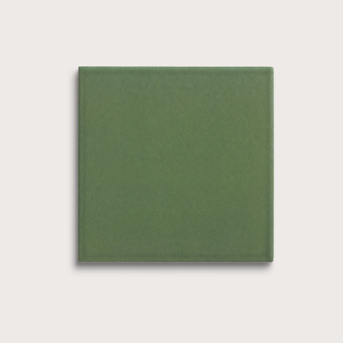 Kale ceramic tile, 8 by 8 inches, matte finish