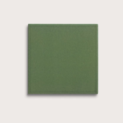 Kale ceramic tile, 8 by 8 inches, matte finish