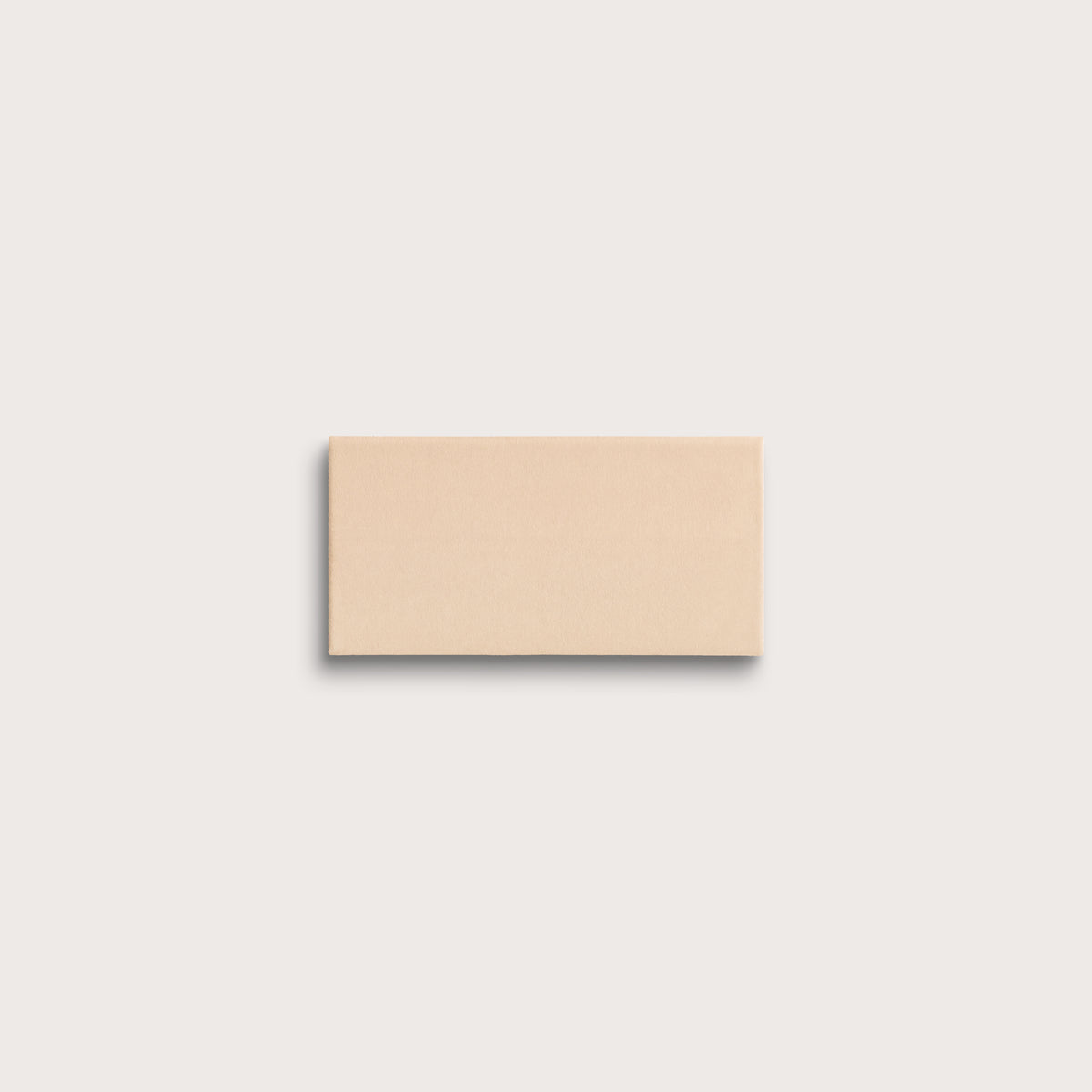 Latte ceramic tile sample, matte finish