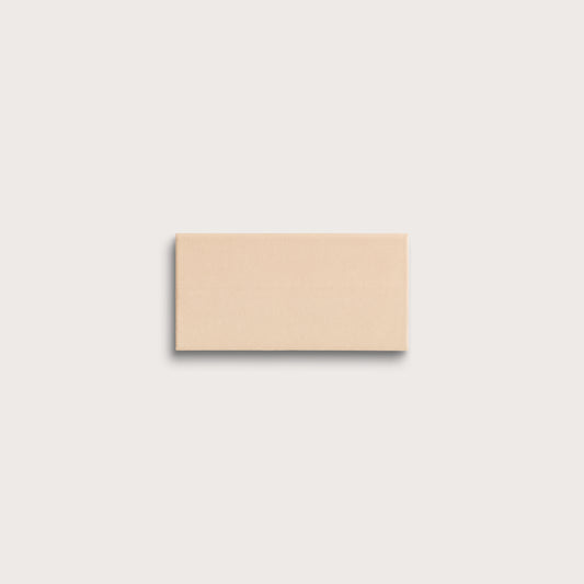 Latte ceramic tile sample, matte finish