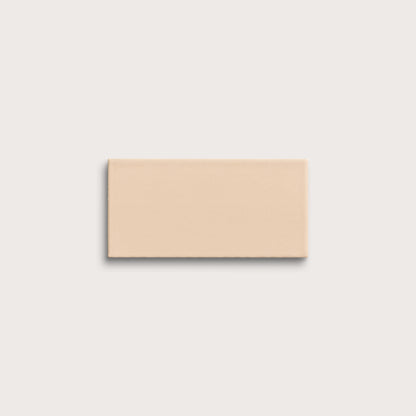Latte ceramic tile, 3 by 6 inches, matte finish
