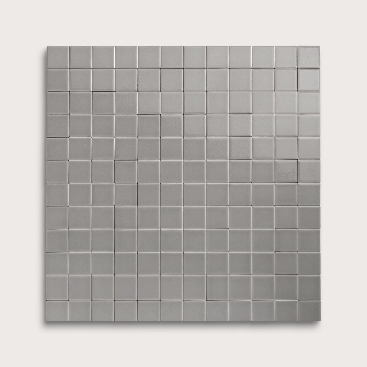 Lunar ceramic tile, 2 by 2 inch mosaic, gloss finish