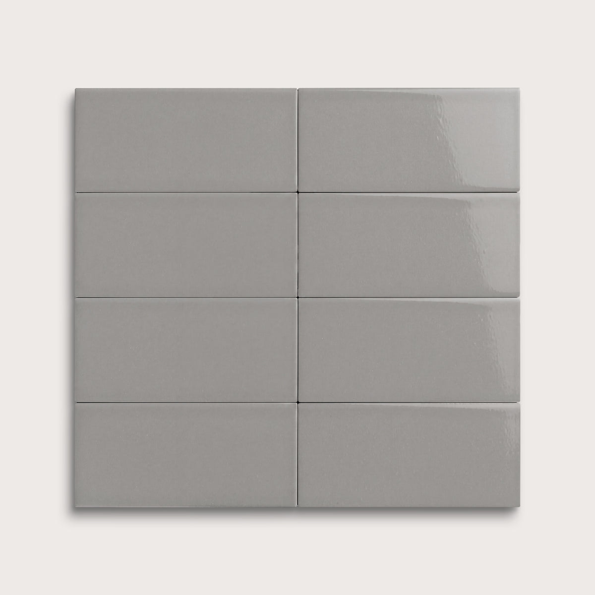 Lunar ceramic tile, 2 by 4 inches, gloss finish