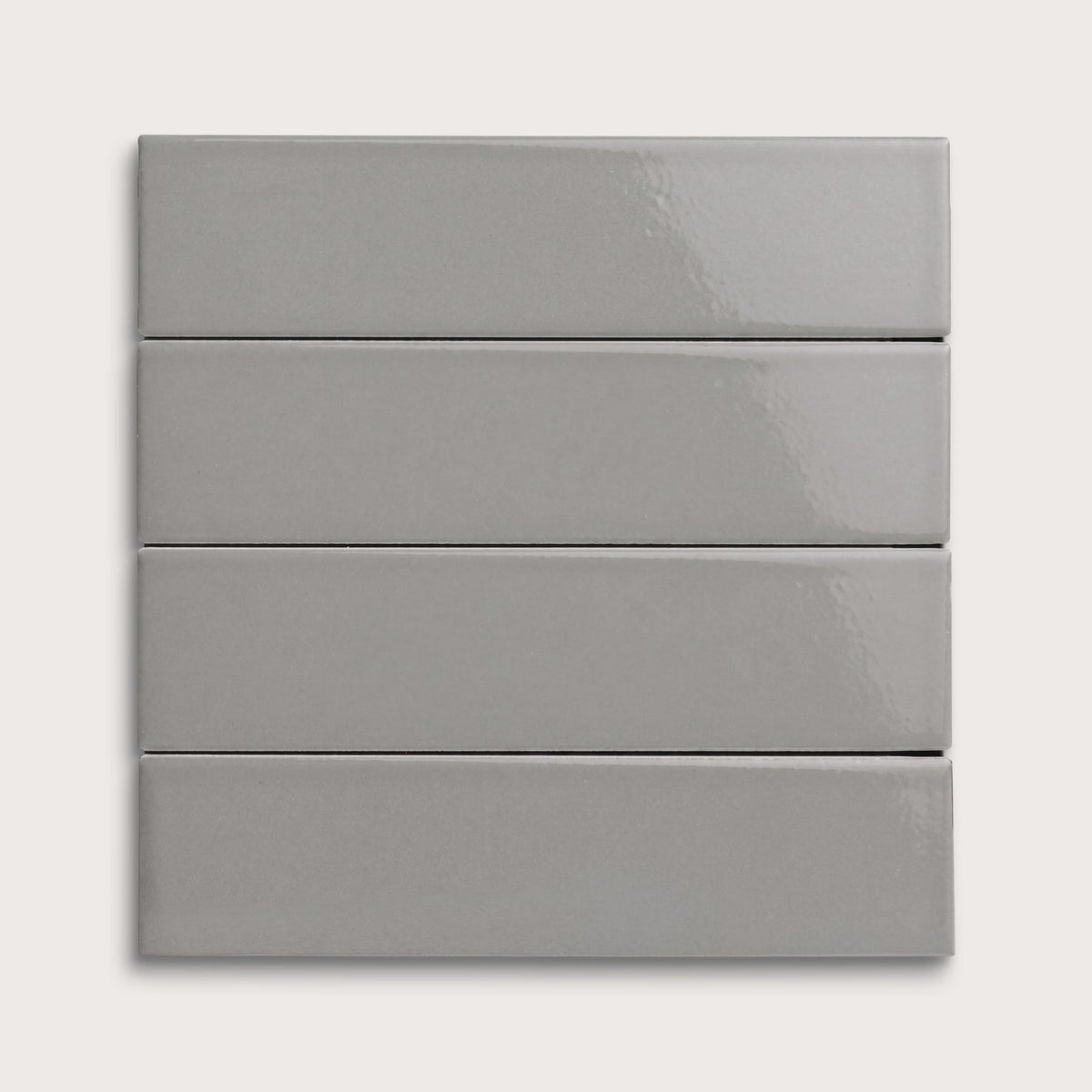 Lunar ceramic tile, 2 by 8 inches, gloss finish
