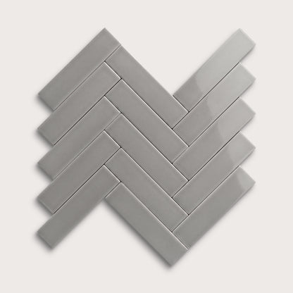 Lunar ceramic tile, 2 by 8 inches, gloss finish