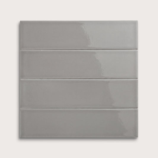 Lunar ceramic tile, 3 by 12 inches, gloss finish